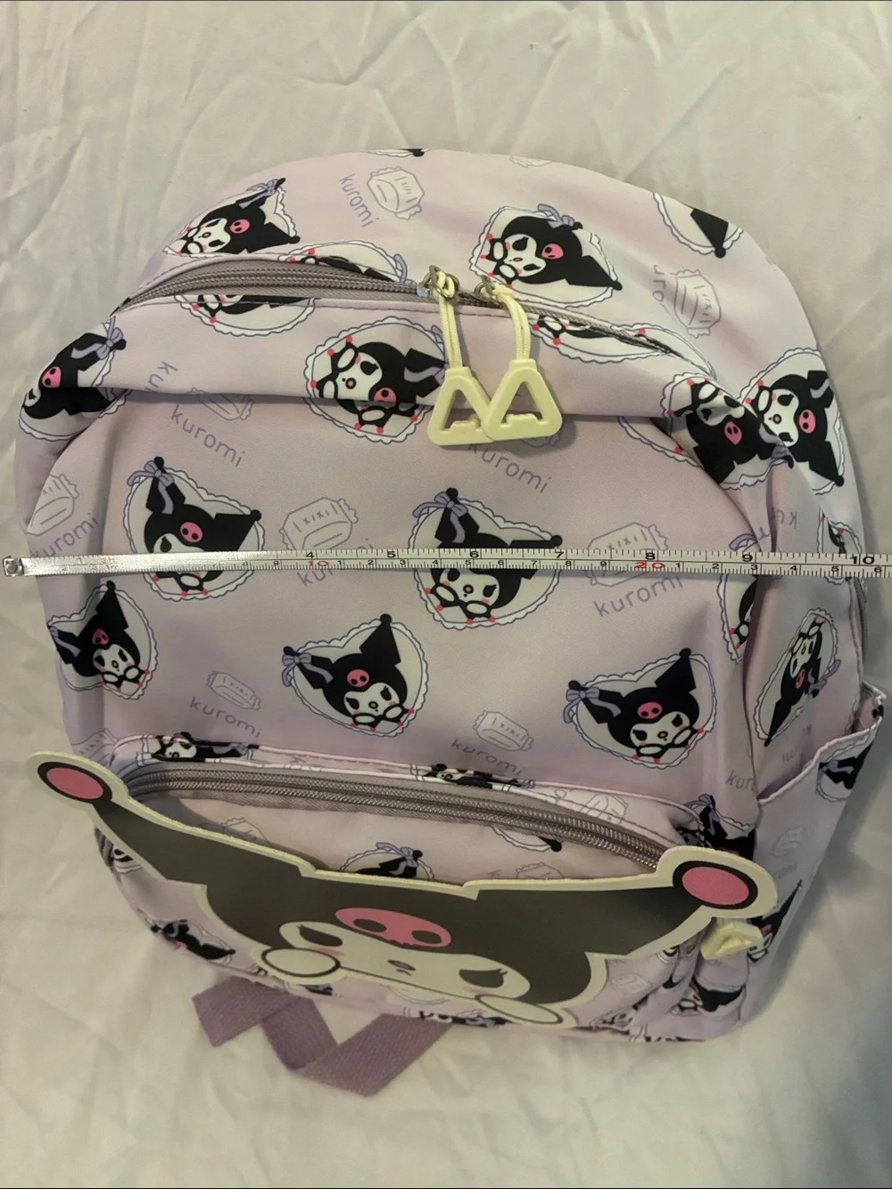 Kuromi light purple/pink ish Character Backpack